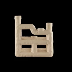 Villa - Lysestage Lyng Sand Polyresin (21 x 23 cm)